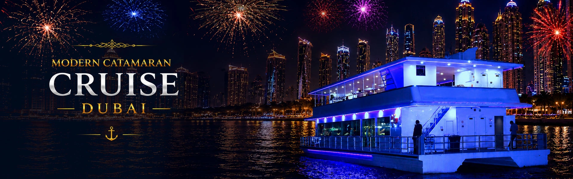 New Year Modern Catamaran Cruise