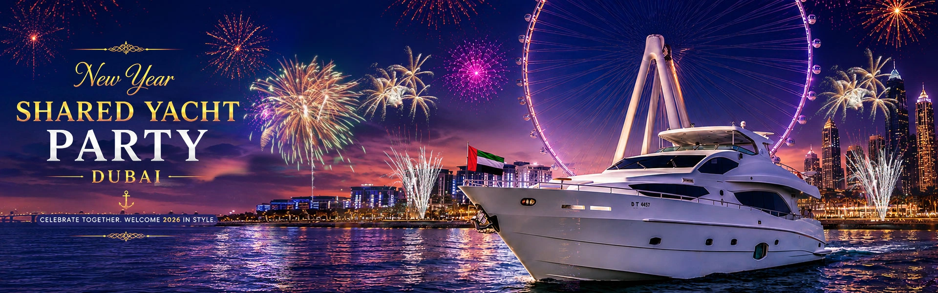 New Year Shared Yacht Tour