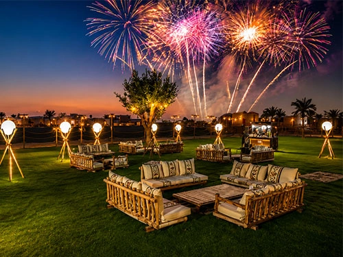NYE Desert Safari Celebration & BBQ Dinner at Al Marmoom