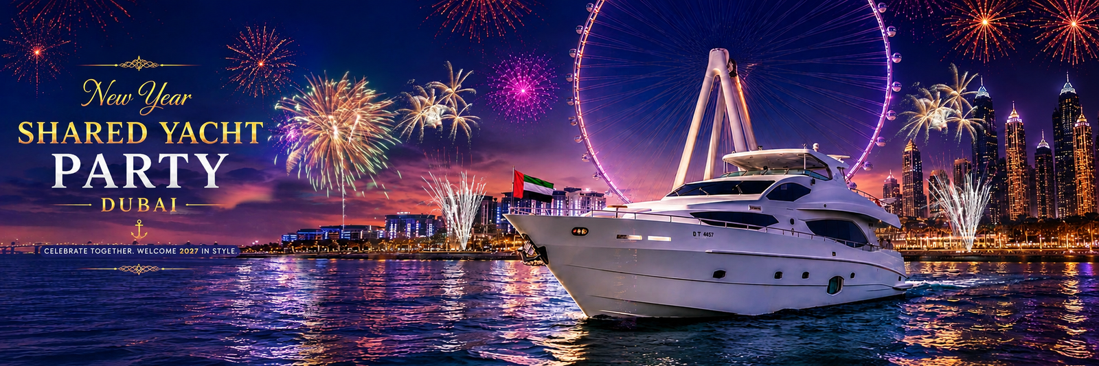 New Year Shared Yacht Tour