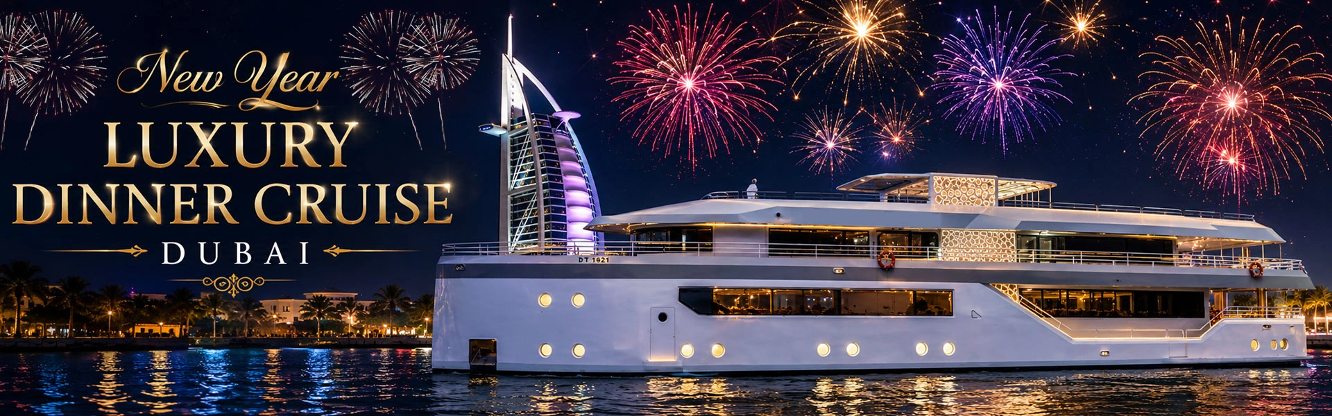 New Year Luxury Dinner Cruise Dubai