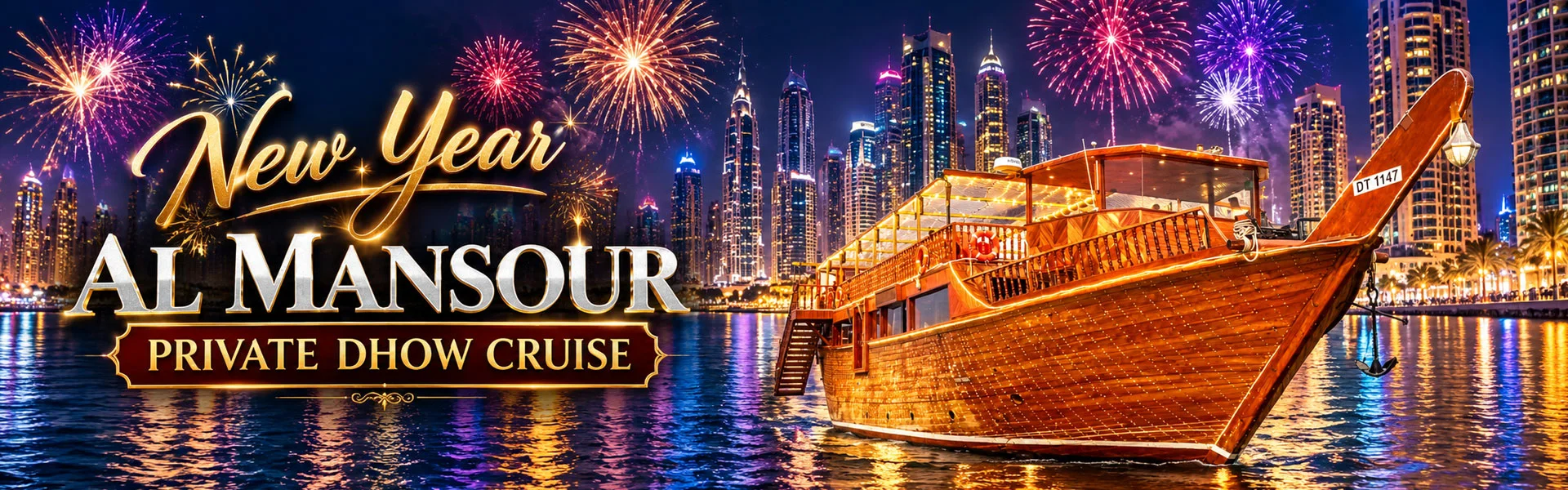 New Year Al Mansour Dhow
