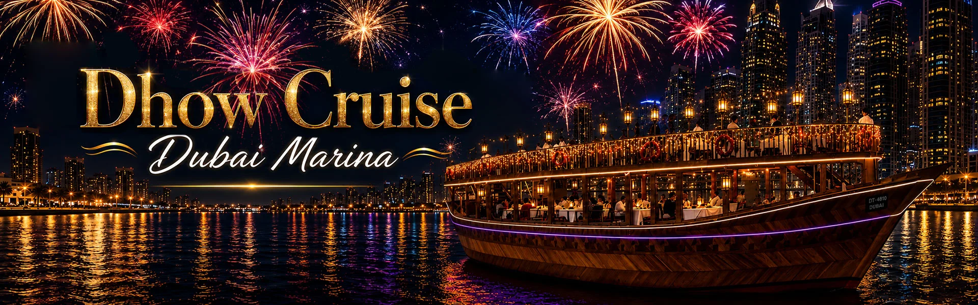 New Year Party in Dhow Cruise Dubai Marina