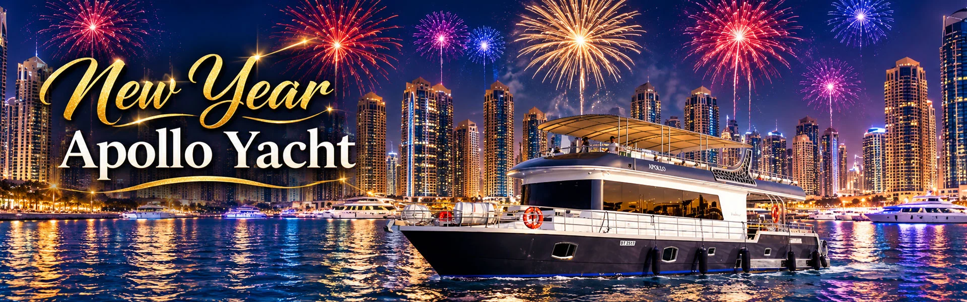 New Year Apollo Yacht