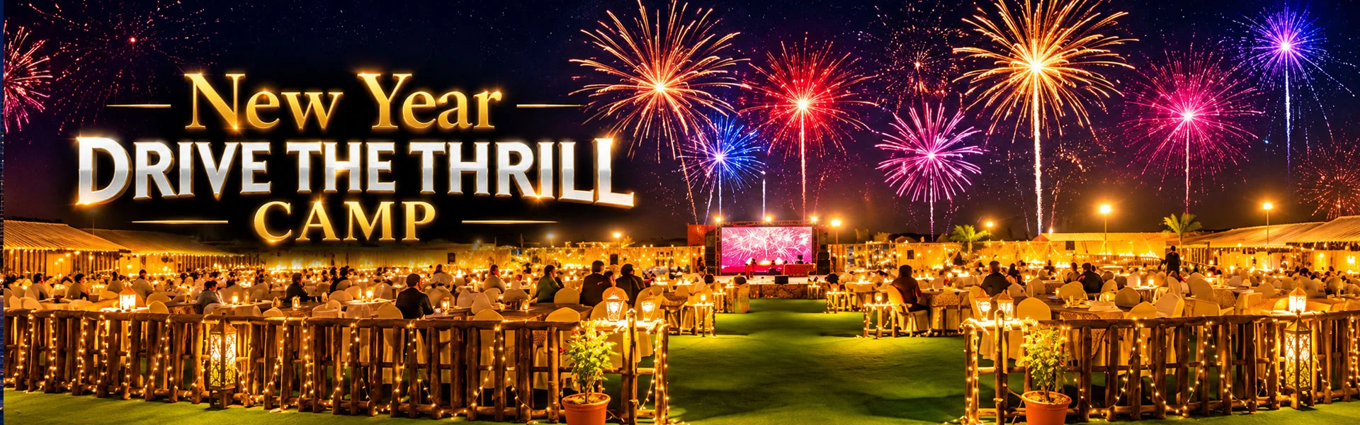New Year Drive the Thrill Camp Dubai