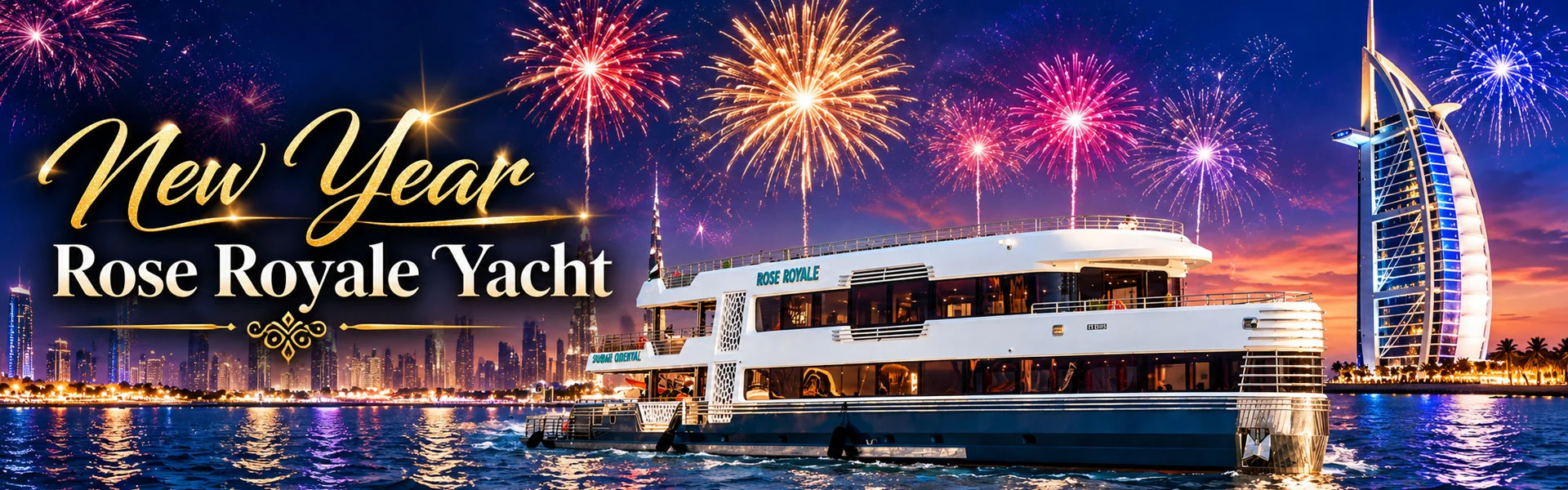 New Year Rose Royale Yacht